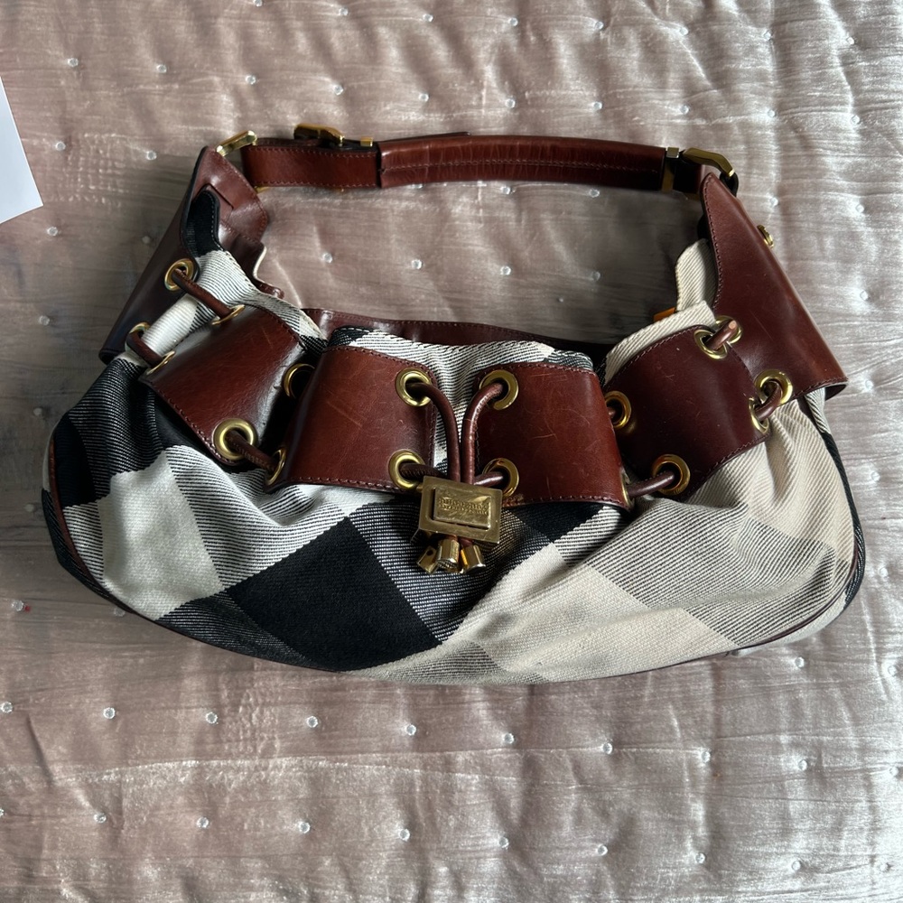 Berburry bag brown leather